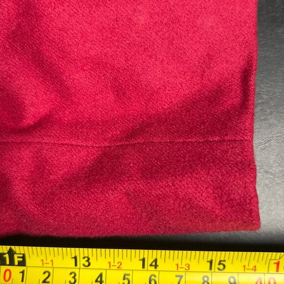 Pendleton Size 22W Wool Pink Button Blazer Burgundy - Picture 3 of 7